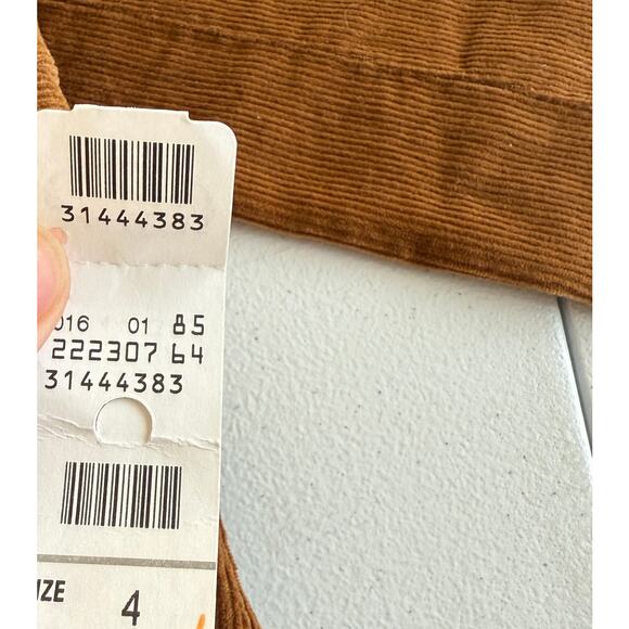 Talbots Bootcut Pants Women 4 Brown Corduroy Stretch Vintage VTG Flare Leg Retro - Picture 14 of 14